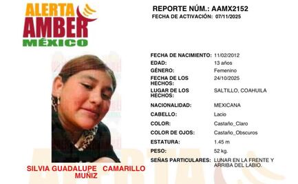 Hallan sin vida a menor reportada como desaparecida en Coahuila; presenta lesión por arma de fuego