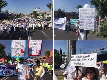 Realizan caminata por la paz en Nezahualcóyotl