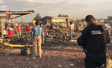 Alcalde de Tultepec reporta 13 muertos por explosión en mercado