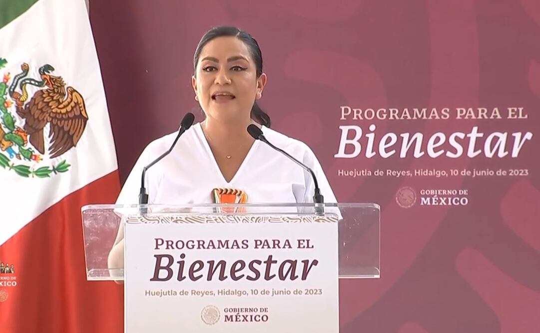 Ariadna Montiel, secretaria del Bienestar. Foto: Twitter @A_MontielR