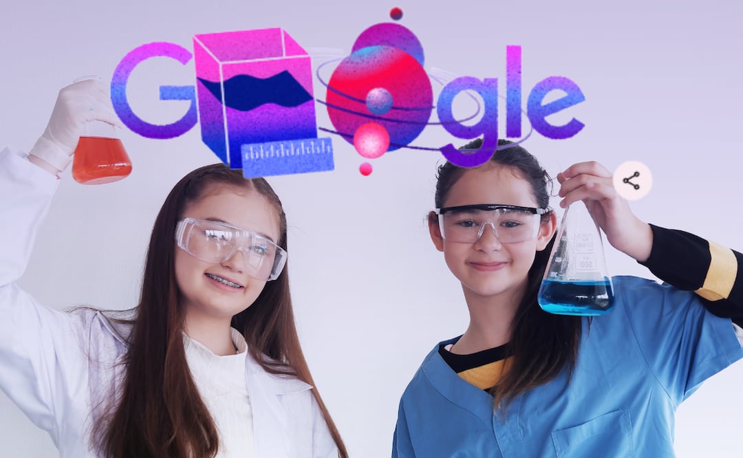 Doodle de Google reconoce el papel clave de las mujeres en las investigaciones científicas y avances tecnológicos. Foto: Canva / Captura de pantalla