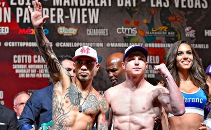 Canelo y Cotto dan el peso