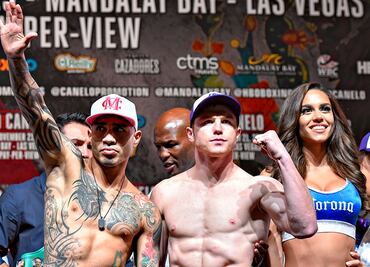 Canelo y Cotto dan el peso