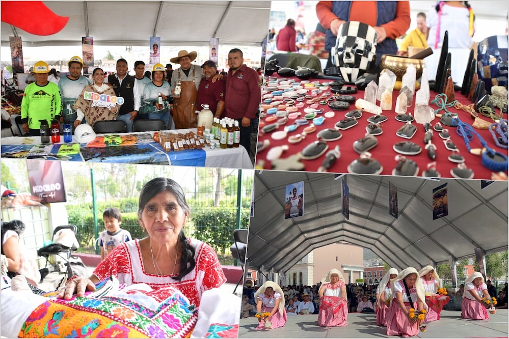 En el Primer Encuentro Estatal de Turismo Comunitario se reunieron expresiones de la riqueza cultural, gastronómica, artesanal y de medicina tradicional que distinguen a las comunidades hidalguenses. Foto: Especial