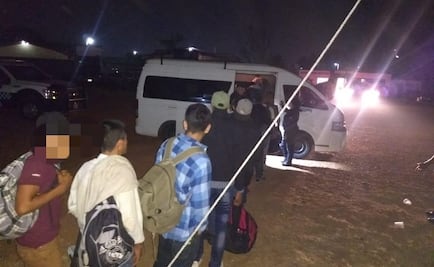 Aseguran a 60 migrantes centroamericanos en Veracruz