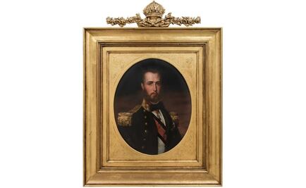 Subastan retrato de Maximiliano de Habsburgo por 450 mil pesos