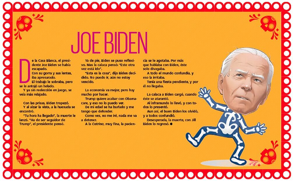 Joe Biden. Ilustración: Iván Vargas / EL UNIVERSAL