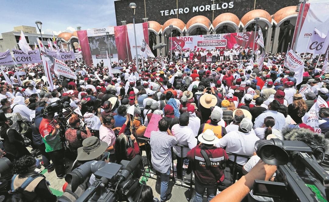 El 30 y 31 de julio Morena realizará asambleas para elegir a las y los congresistas estatales. Foto: Archivo/EL UNIVERSAL.
