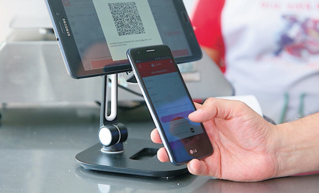 Un millón 300 mil personas han actualizado su aplicación de banco para habilitar el CoDi. Foto: ARCHIVO EL UNIVERSAL