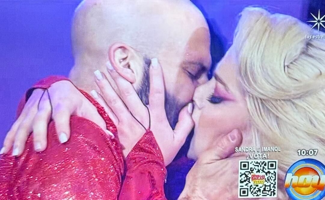 Imanol y Sandra Itzel se besan en "Las estrellas bailan en Hoy".