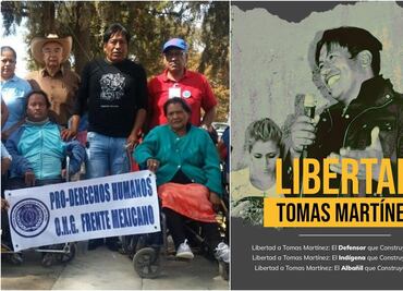 Piden libertad de albañil indígena preso, líder de su comunidad en Nicolás Romero