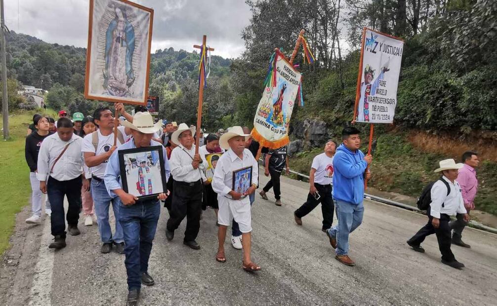 Personas piden justicia por el asesinato del sacerdote Marcelo Pérez (20/10/2025). Foto: Fredy Martín Pérez / EL UNIVERSAL
