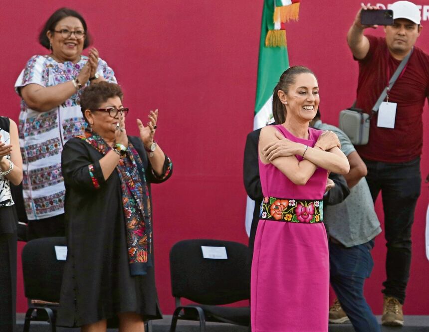 Claudia Sheinbaum rindió su último informe como jefa de Gobierno de la Ciudad de México, Foto: Carlos Mejía / EL UNIVERSAL