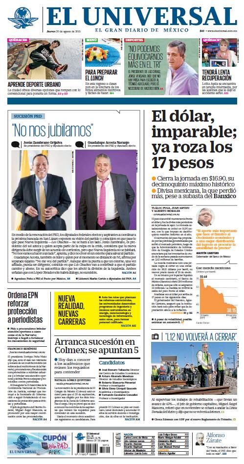 EL UNIVERSAL 200815