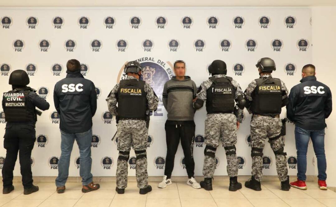 Foto: Especial/El Universal/ El fiscal de Michoacán indicó que la detención tuvo lugar en el municipio de Tangancícuaro