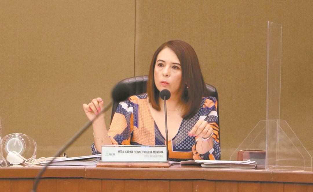 Karina Vaquera Montoya dijo que la ciudadanía puede estar segura que lo capturado en las actas será lo que el PREP refleje. Foto: ESPECIAL