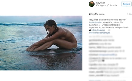 Posa desnuda la hija de Carlos Vives