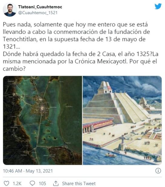 Coordinación de Memoria Histórica y Secretaría de Cultura capitalina difieren sobre la fundación de Tenochtitlan 