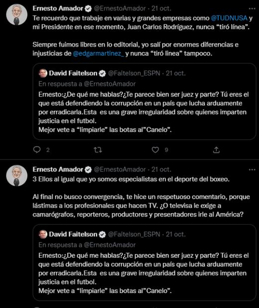 David Faitelson ataca a periodista y lo manda a "limpiarle las botas al Canelo"