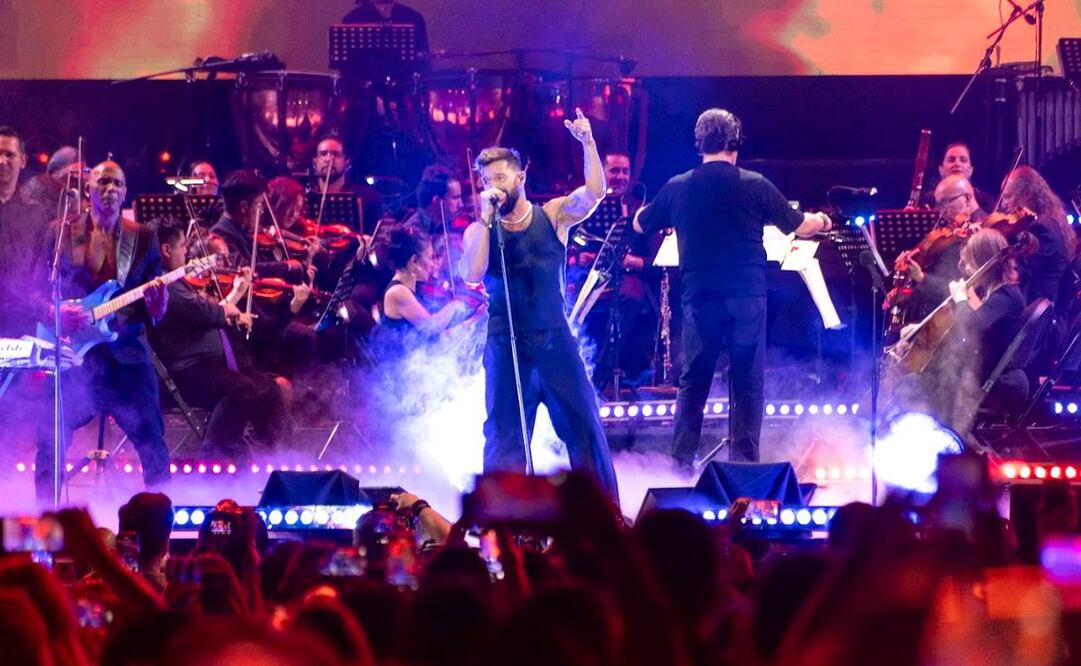 Ricky Martin en la Arena Ciudad de México. Foto: Mariane Pérez Moren.