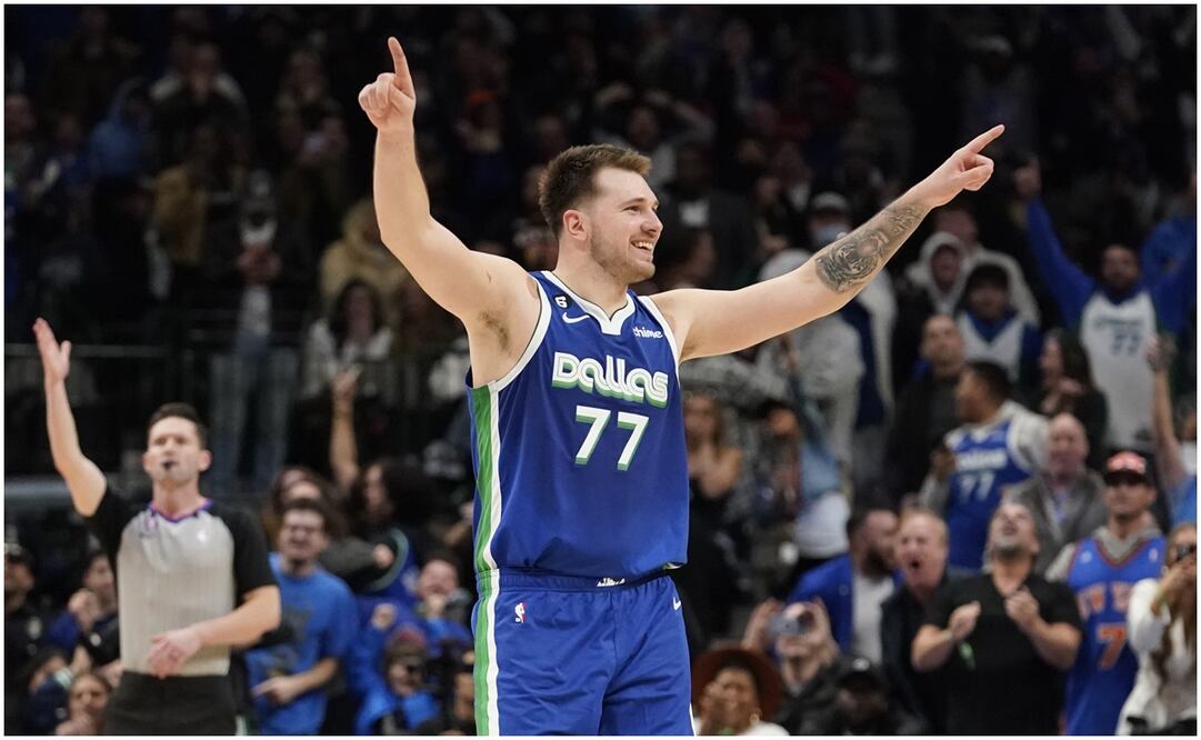 Doncic terminó ovacionado en el American Airlines Center. FOTO: AP