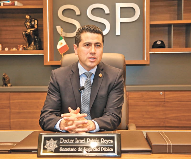 Israel Patrón Reyes, secretario de Seguridad Pública de Michoacán. Foto: ESPECIAL