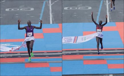Duncan Maiyo y Vivian Kiplagat, los ganadores del Maratón de la CDMX