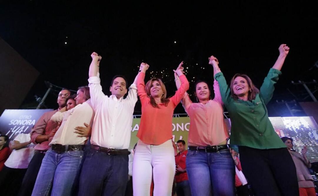 Dan como ganadora a Claudia Pavlovich del estado de Sonora. Alejandra Leyva/ El Universal