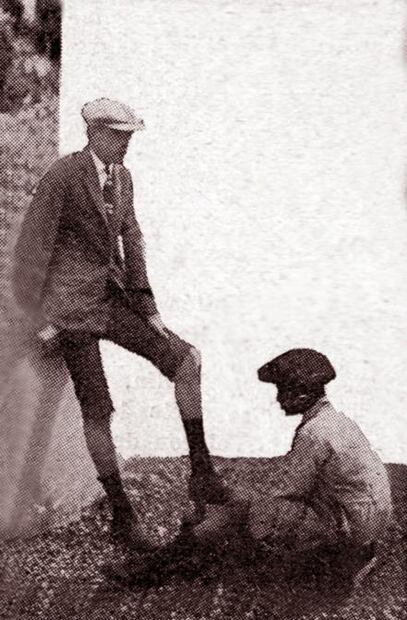 Los caballeros de los años 20 y sus pantalones cortos