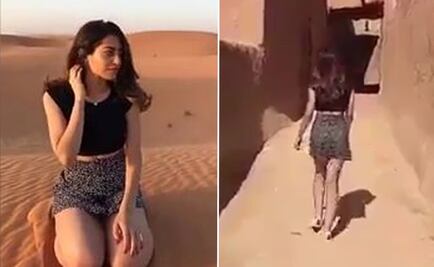 Liberan a joven que usó minifalda en sitio histórico de Arabia Saudí
