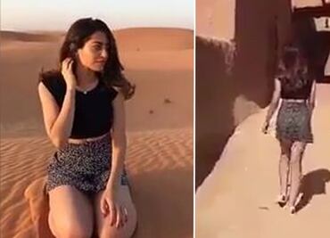 Liberan a joven que usó minifalda en sitio histórico de Arabia Saudí