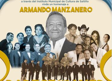 Gobierno de Saltillo rinde homenaje a Manzanero