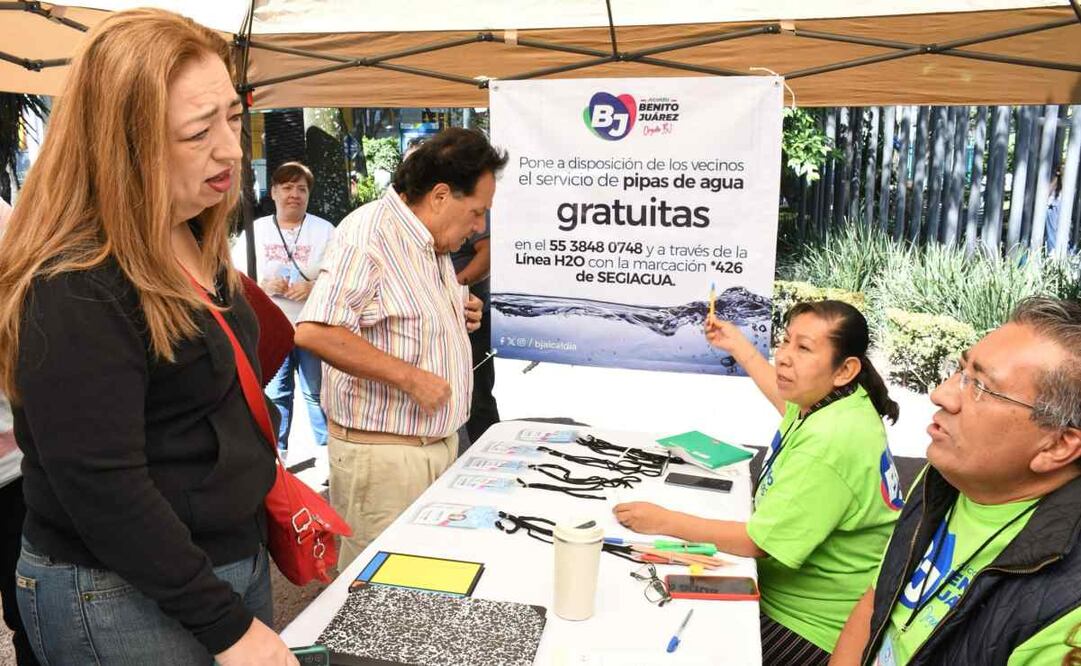 El puesto de mando brindará atención personalizada de lunes a domingo y el servicio de pipas es gratuito(14/04/2025). Foto: Especial