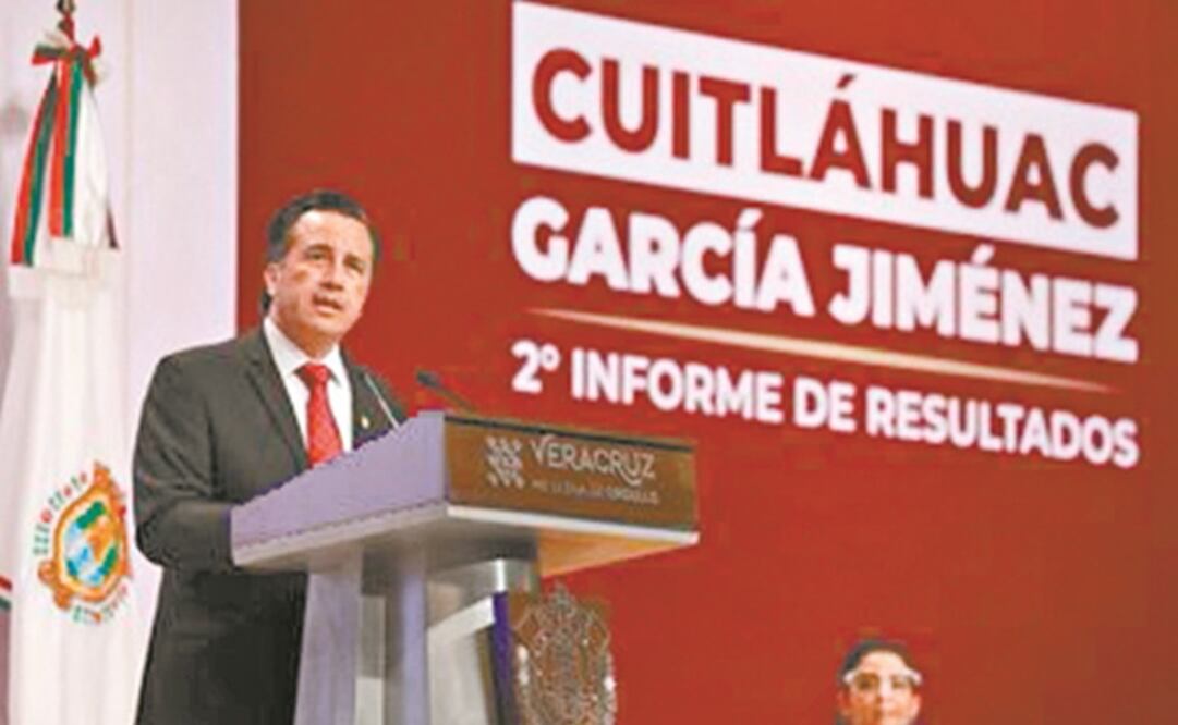 Cuitláhuac García Jiménez manifestó que su gobierno logró mejorar la situación financiera de Veracruz. Foto: ESPECIAL