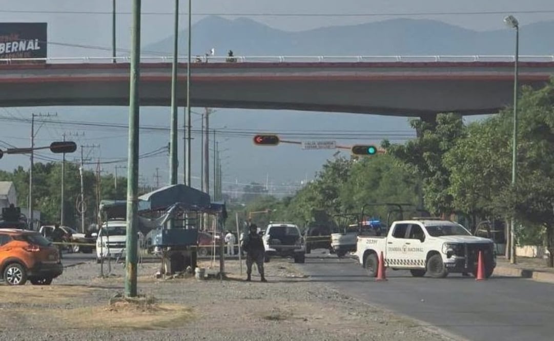 Atacan a la Guardia Estatal en Ciudad Victoria, Tamaulipas; un presunto agresor murió y tres fueron detenidos.
Foto: Especial.