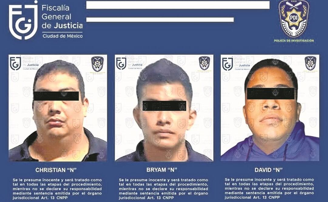 Los imputados fueron identificados como Christian “N”, Bryam “N” y David “N”. La ambulancia habría sido modificada para no ser detectada tras la desaparición del joven. FOTO: ESPECIAL.