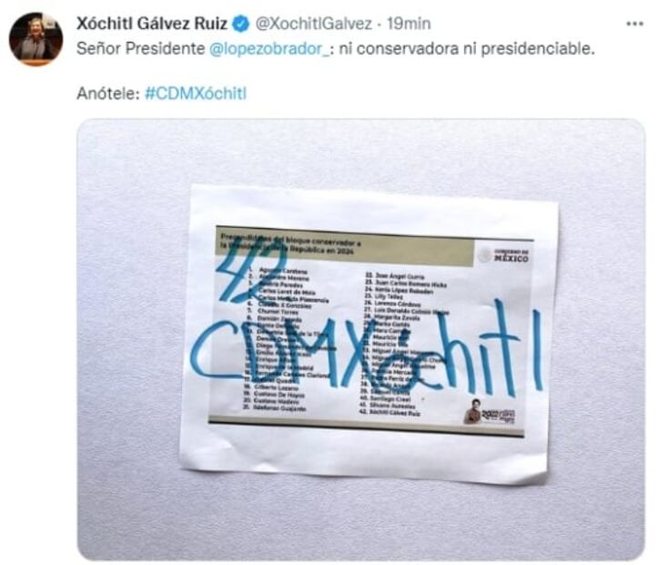 “Destapados” por AMLO para 2024 reaccionan a lista: “Sigue perdiendo el tiempo en su programa humorístico”