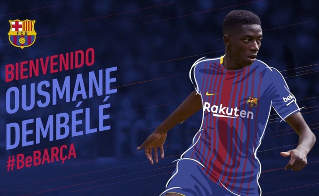 El Barcelona ficha a Dembelé por 105 millones de euros más variables