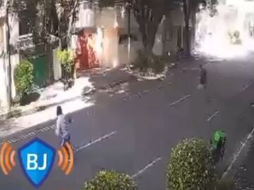 Captan momento de la explosión por acumulación de gas en edificio de Benito Juárez