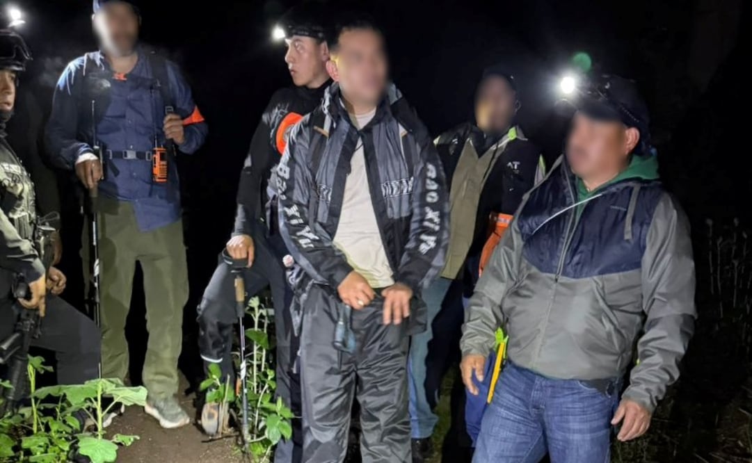 Rescatan a extraviado en el Ajusco; ERUM localiza a persona en el Pico del Águila. Foto: Especial