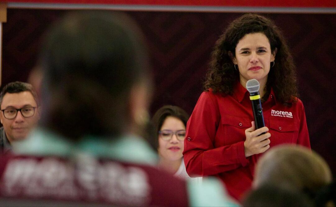 Luisa María Alcalde, presidenta nacional de Morena. Foto: Especial