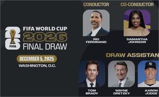 Tom Brady, Shaquille O’Neal y Wayne Gretzky se unen al sorteo del Mundial 2026 en Washington