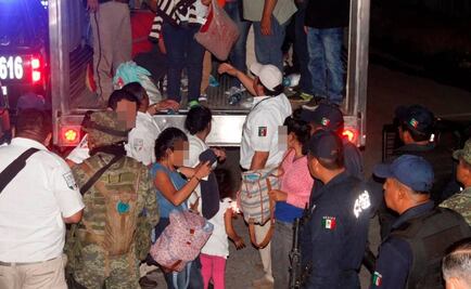 Rescatan a 135 migrantes en Tabasco