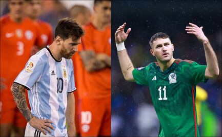 Santiago Giménez acepta que prefirió jugar con la Selección Mexicana que con Lionel Messi
