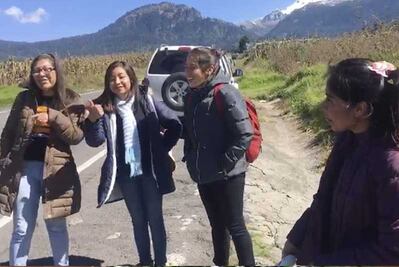 Aumenta número de visitantes al Paso de Cortés tras caída de nieve