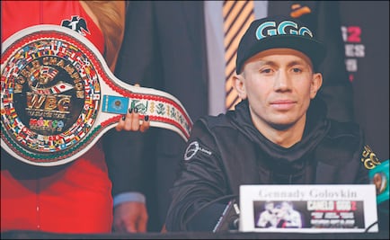 Golovkin se podría quedar con el cinturón que le quitaron al 'Canelo'