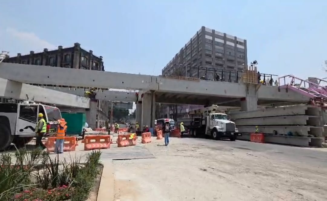 Así avanza el Parque Elevado de Tlalpan; aceleran obras rumbo al Mundial. Foto: Captura de pantalla