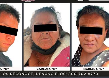 Carlota “N” y sus dos hijos son trasladados a un penal en Chalco; los acusan de homicidio calificado