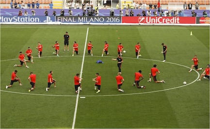 El Atlético toma contacto con San Siro 