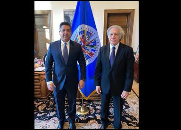 García Cabeza de Vaca se reúne con el secretario general de la OEA